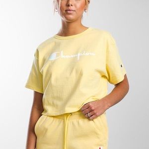 NWT Champion Heritage Neon Crop Top